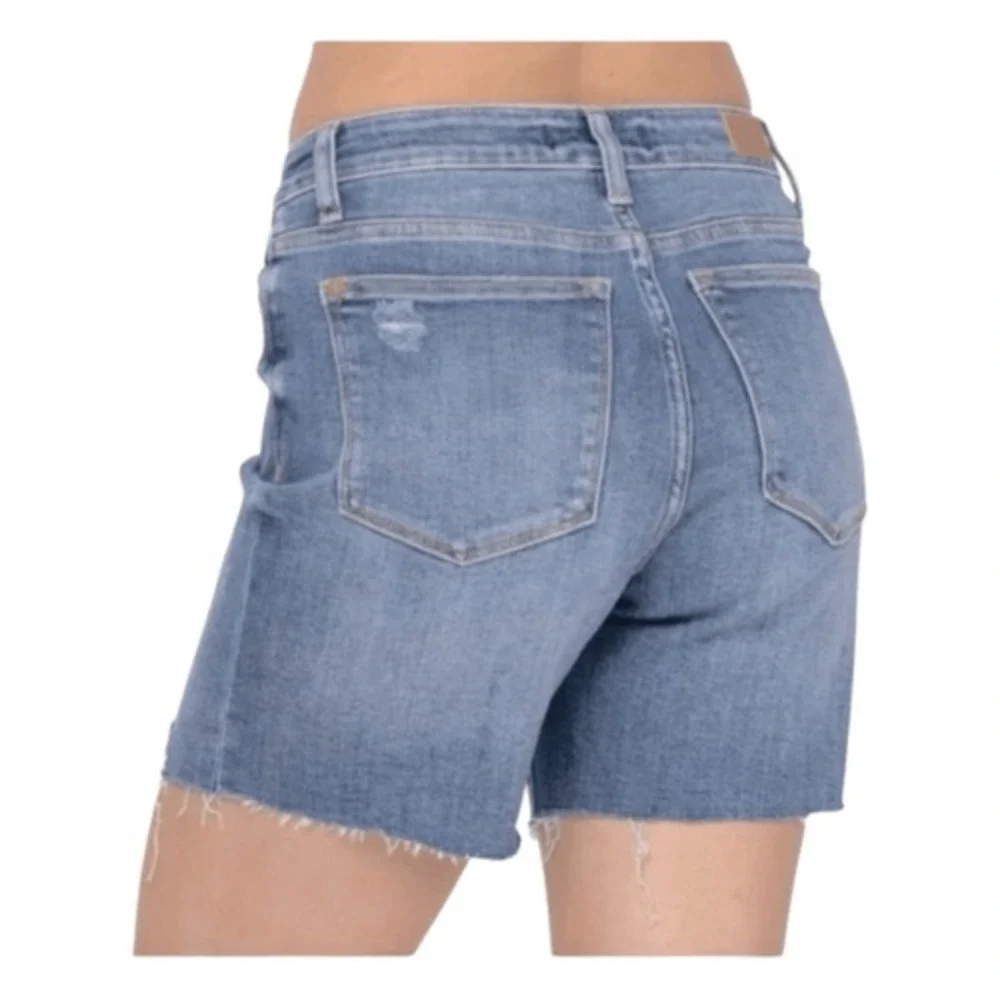 Judy Blue High Waisted Lightly Distressed Jean Shorts 6